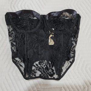 Victoria's Secret Sexy Bustier Corset Lace 34C
